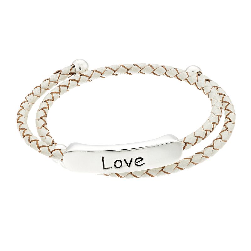 City Luxe Love Link Coil Bracelet, Womens, Multicolor