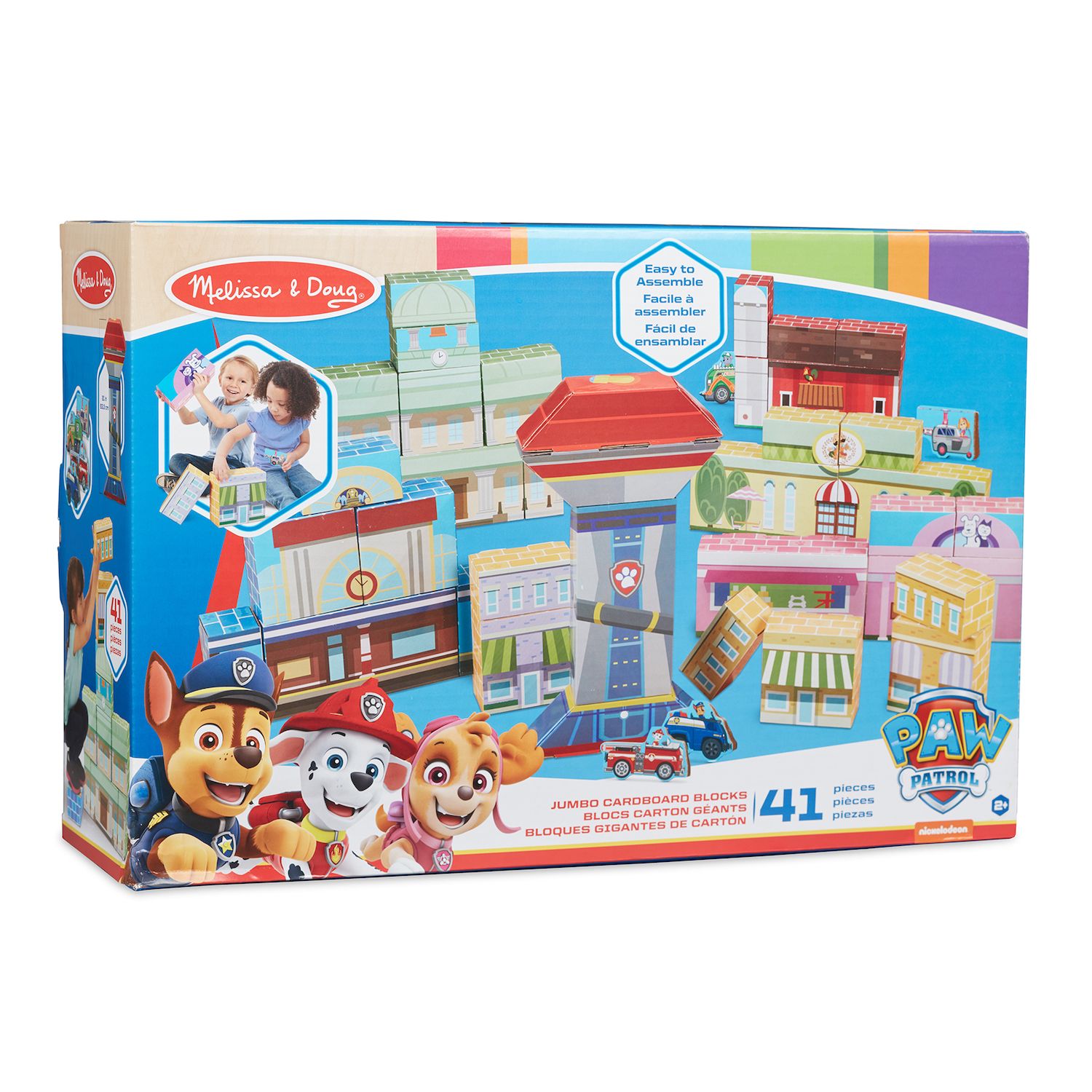 Детский конструктор Melissa & Doug PAW Patrol Jumbo Cardboard Blocks