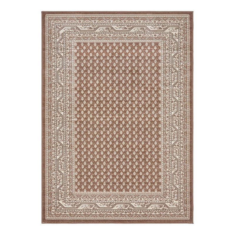 Unique Loom Allover Williamsburg Rug, Brown, 10X13 Ft