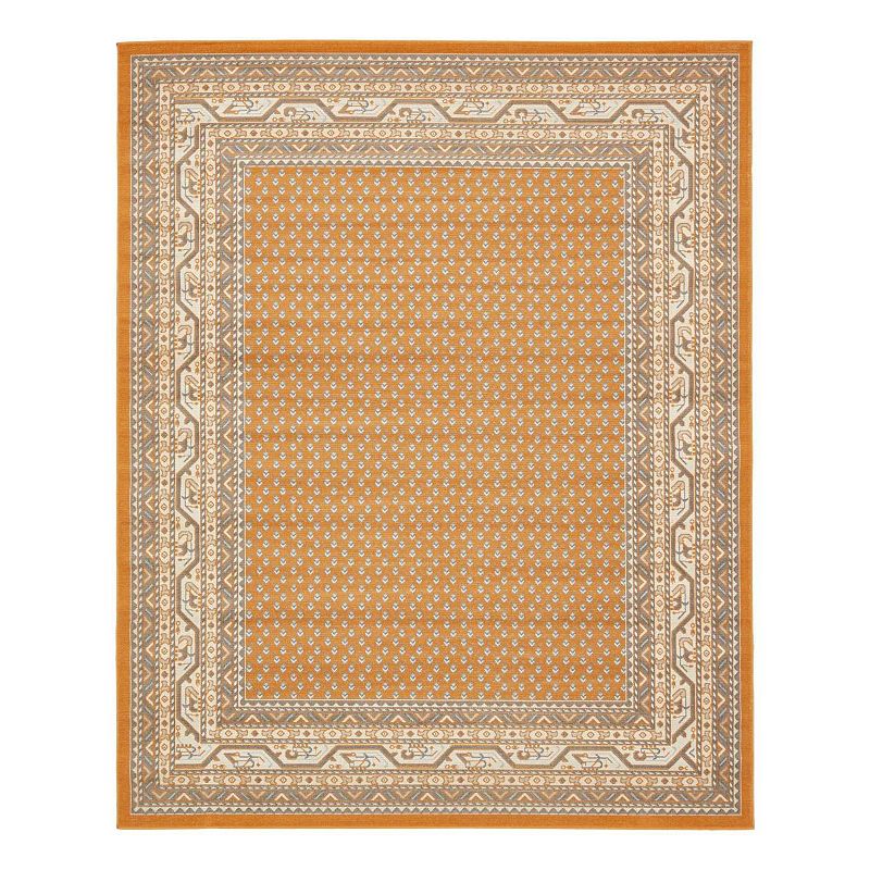 Unique Loom Allover Williamsburg Rug, Orange, 10X13 Ft