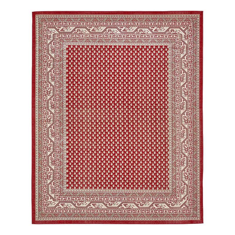 Unique Loom Allover Williamsburg Rug, Red, 10X13 Ft