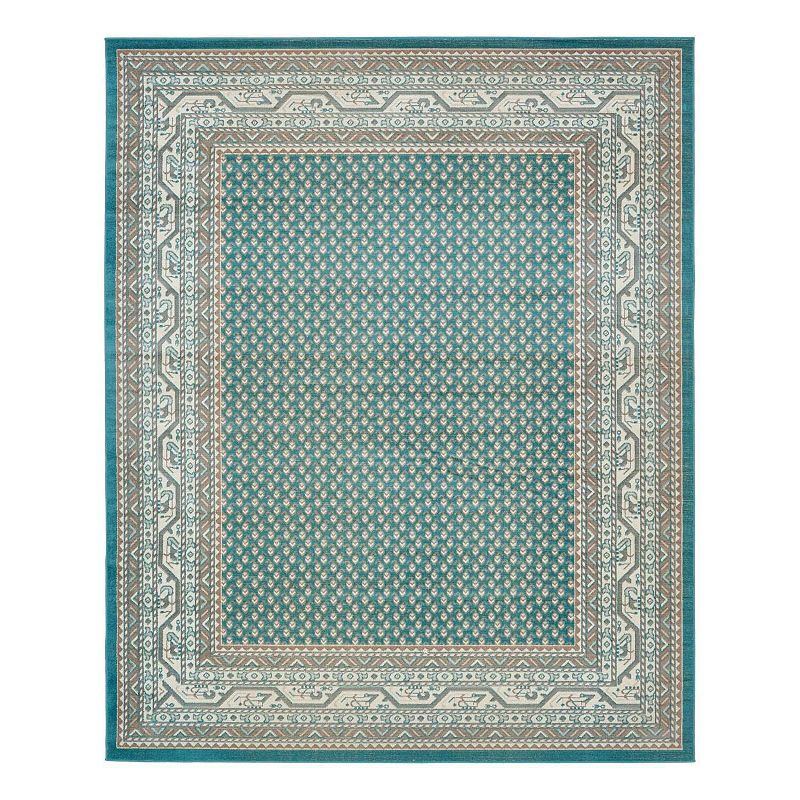 Unique Loom Allover Williamsburg Rug, Blue, 10X13 Ft