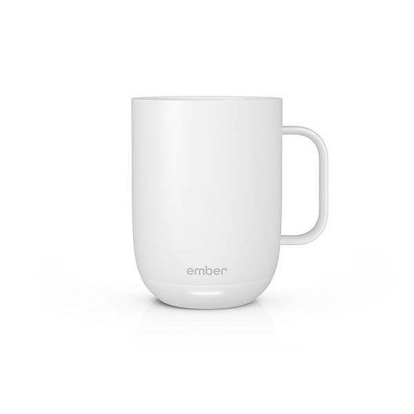 heats up a new low on Ember's 14-oz. temperature control
