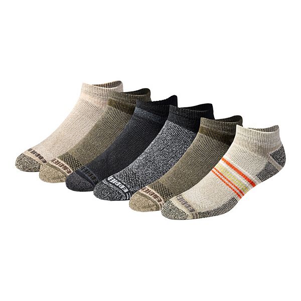 Men's Eddie Bauer 6Pack Dura Dri LowCut Socks