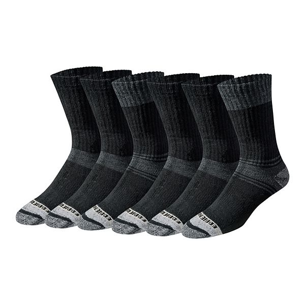 Men's Eddie Bauer 6Pack Dura Dri Max Cushion Crew Socks