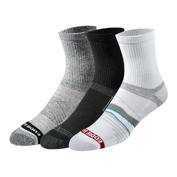 Men's Eddie Bauer Performance Hiking Crew Socks 3pack
