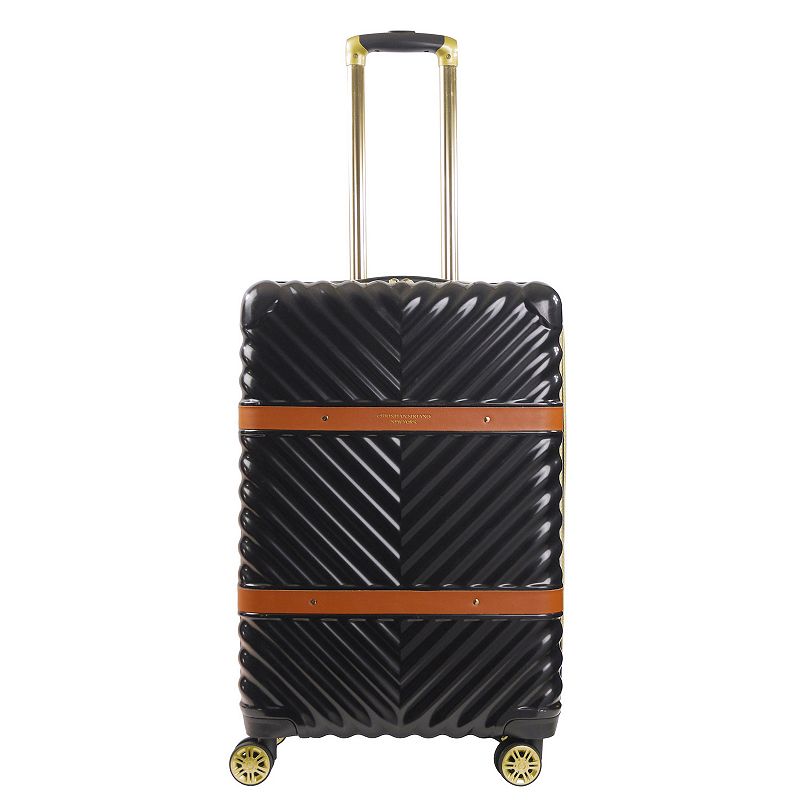 Christian Siriano NY Stella Hardside Spinner Luggage, Black, 29 INCH
