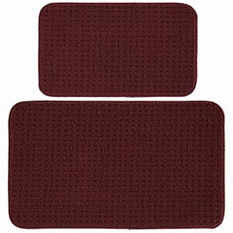 Garland Rug Herald Square Solid 2 pc Kitchen Rug Set