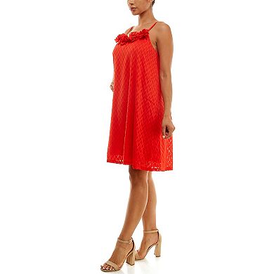 Women's Nina Leonard Chiffon Float Dress