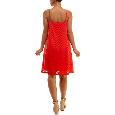 Women's Nina Leonard Chiffon Float Dress