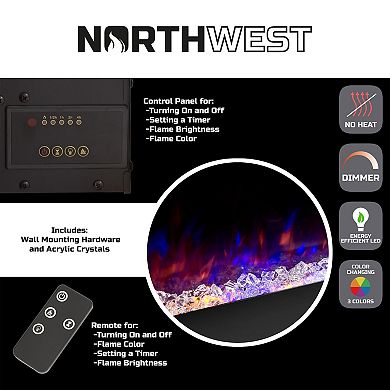 The Northwest Electric Fireplace Wall Decor