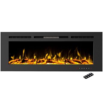 The Northwest 60 in Sophisticated Hearth Electric Fireplace Wall Decor