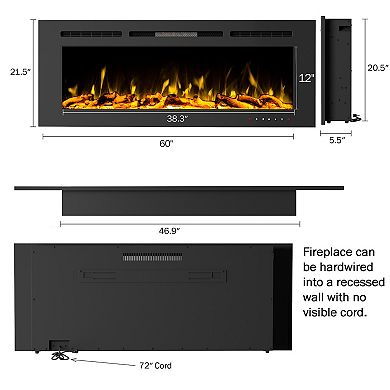 The Northwest Electric Fireplace Wall Decor 