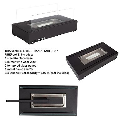 The Northwest Bio Ethanol Portable Fire Pit Table Decor