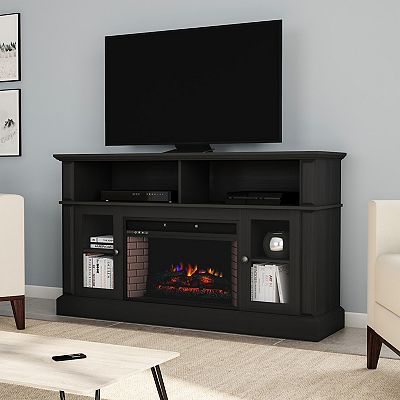 Kohls fireplace tv stand discount