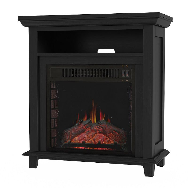 Lavish Home 80-FPWF-3 Heat Electric Fireplace  Black