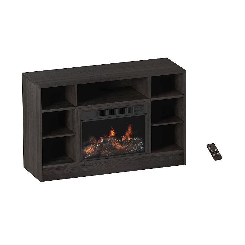 The Northwest Electric Fireplace TV Stand, Grey