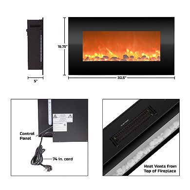 The Northwest Electric Fireplace Wall Decor