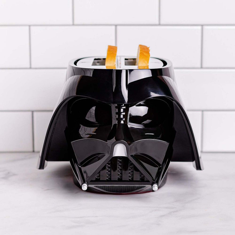 Uncanny Brands Star Wars Darth Vader Halo Toaster - Lights-Up and Makes ...