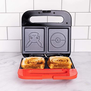 Uncanny Brands Pokemon Grilled Cheese Maker- Panini Press and Compact Indoor Grill
