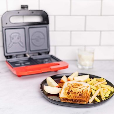 Uncanny Brands Pokemon Grilled Cheese Maker- Panini Press and Compact Indoor Grill