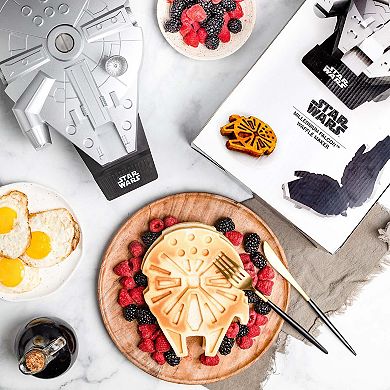 UNCANNY BRANDS STAR WARS DELUXE MILLENNIUM FALCON WAFFLE MAKER - MOST LEGENDARY SHIP IN THE GALAXY