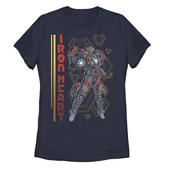 Juniors' Marvel Black Panther: Wakanda Forever Ironheart Hero Shot Graphic Tee