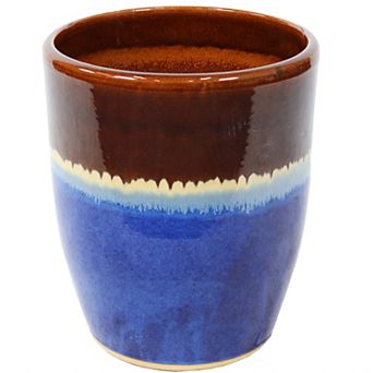 Sunnydaze Captivating Vista Ceramic Planter - 14"