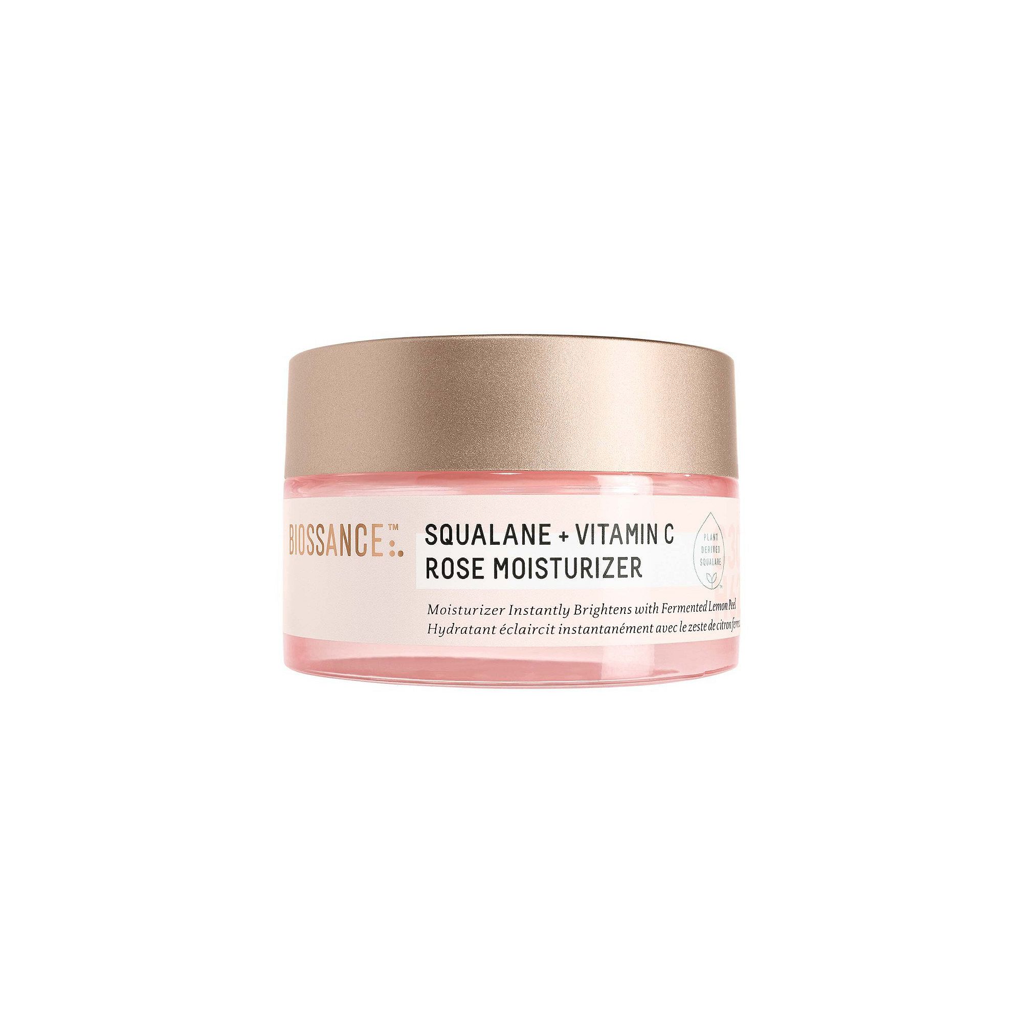 Biossance Vitamin C Rose Brightening Moisturizer + Squalane, Size: 2.7 FL O