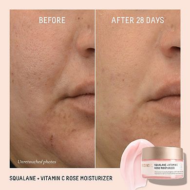 Vitamin C Rose Brightening Moisturizer + Squalane