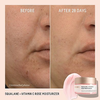 Squalane + Vitamin C Rose Brightening Moisturizer