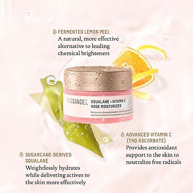 Squalane + Vitamin C Rose Brightening Moisturizer