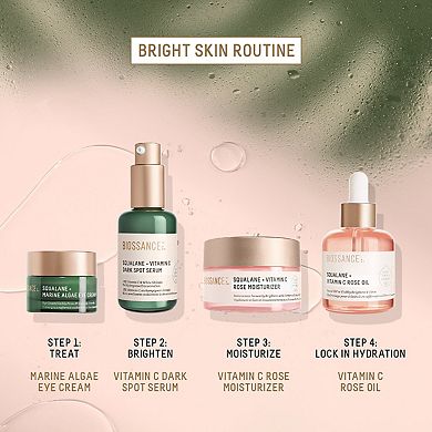 Squalane + Vitamin C Rose Brightening Moisturizer