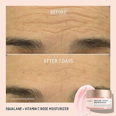 Squalane + Vitamin C Rose Brightening Moisturizer