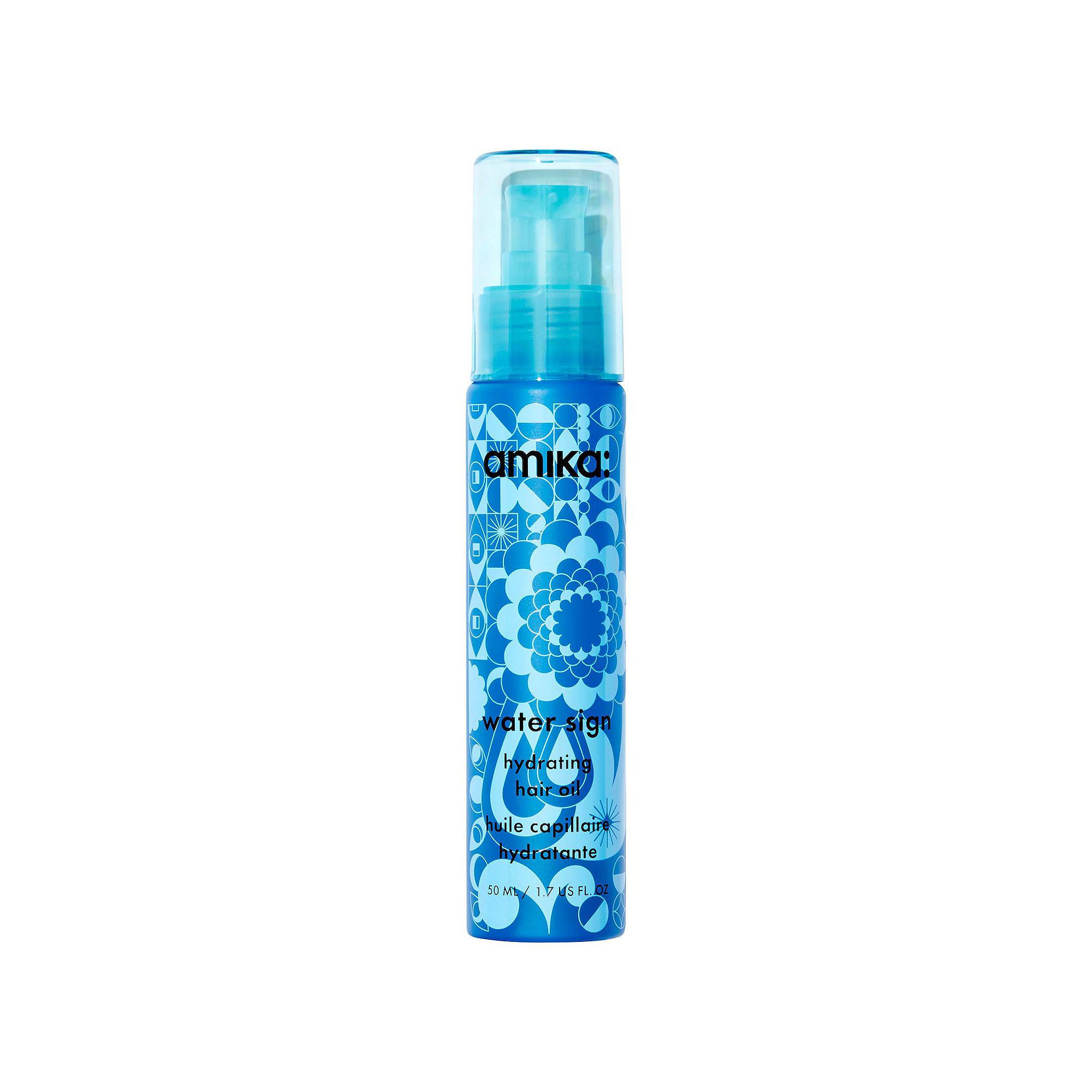 amika Water Sign Hydrating Hair Oil with Hyaluronic Acid, Size: 1.7 FL Oz, 