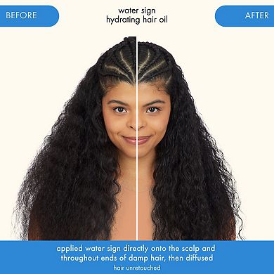 Water Sign Hydrating Hair Oil with Hyaluronic Acid