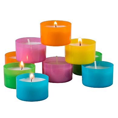Stonebriar Collection Unscented Long-Burning Tealight Candles 96-Piece Set