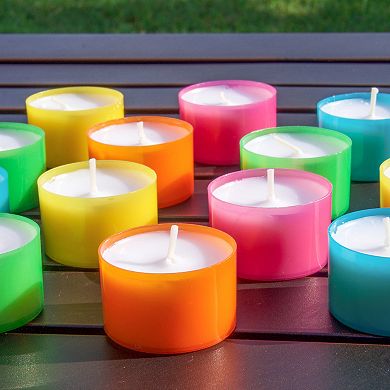 Stonebriar Collection Unscented Long-Burning Tealight Candles 96-Piece Set