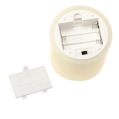 Stonebriar Collection Real Wax Flameless LED Pillar Candles with Remote & Timer 6-piece Set
