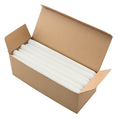Stonebriar Collection 10-in. Tall Unscented Dripless Taper Candles 30-piece Set