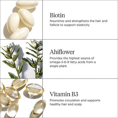 Destined for Density Vegan Omega 3, 6, 9 + Biotin Supplements for Healthy Hair