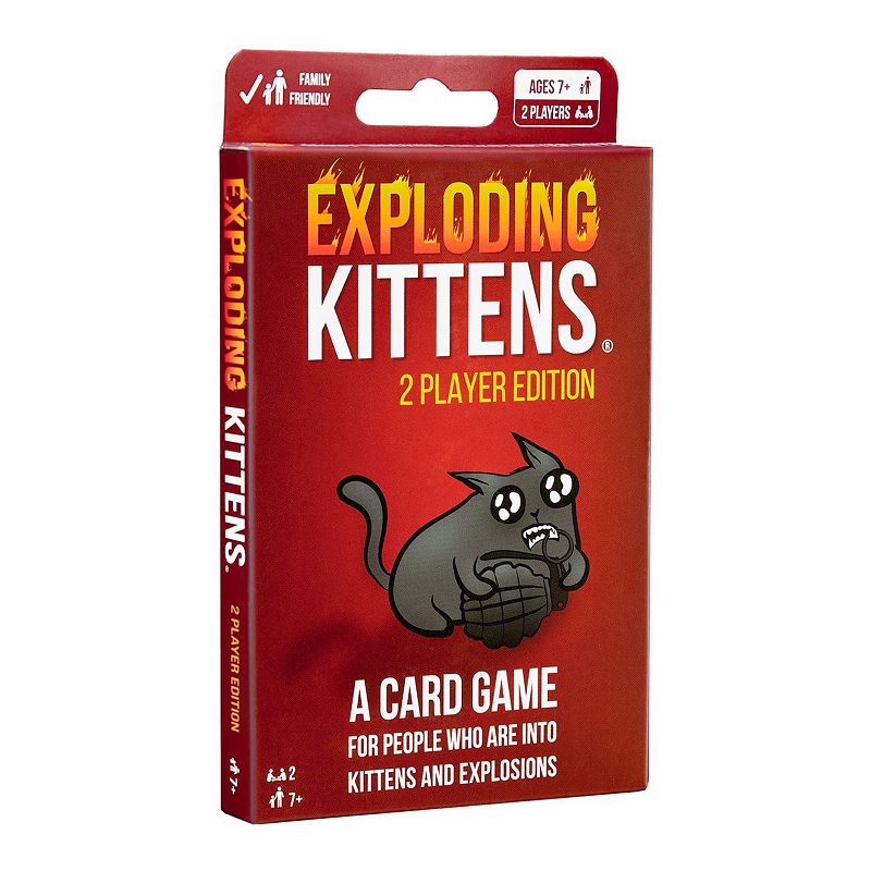 76803158 Exploding Kittens - 2 Player Edition, Multicolor sku 76803158