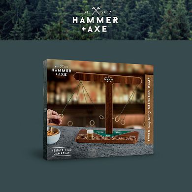 Hammer & Axe Vintage Ring Swing Drinking Game