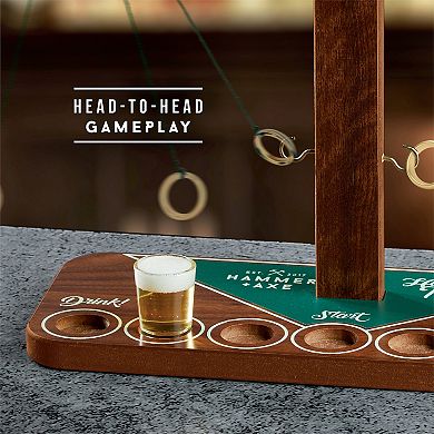 Hammer & Axe Vintage Ring Swing Drinking Game