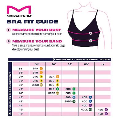 Women’s Maidenform M Soft Support Wireless Lace Bralette DM2314