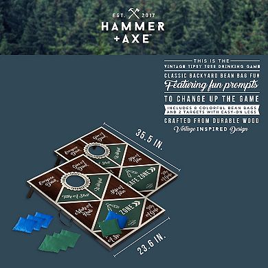 Hammer & Axe Vintage Tipsy Toss Drinking Game