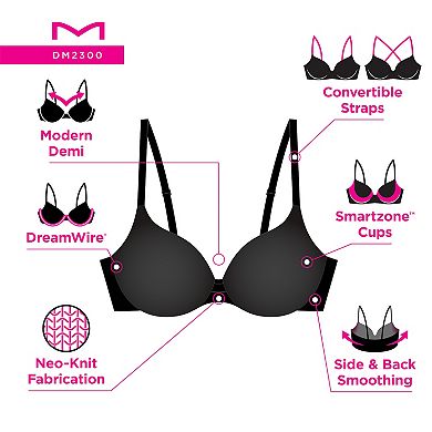 Maidenform DreamWire Convertible T-Shirt Bra DM2300 