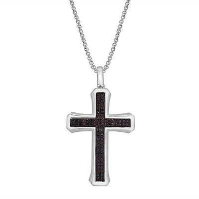 Kohls sterling silver cross necklace hot sale