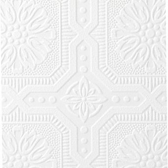 White Paintable Textured Removable Wallpaper