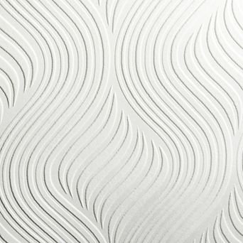 Pure Wave Paintable Textured Removable Wallpaper
